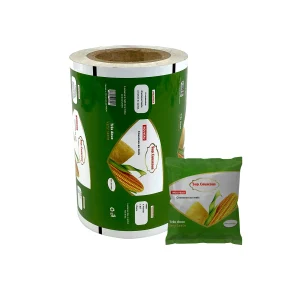 Wholesale snack food packaging film roll with custom printing