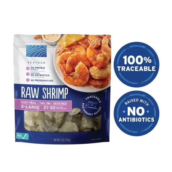 Custom Plastic Plastic Bag for Frozen Food Frozen Meat/ Shrimp/Fish/Meat Seafood Packaging Bags 1lb /1kg Food Bags - 图片 2