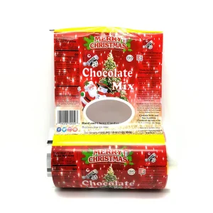Custom Food Grade Heat Sealing Lamination Plastic Chocolate Packaging Sachet Roll Film for Food Packing