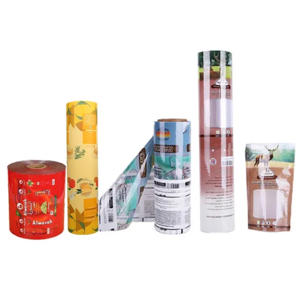 Durable laminated PET and aluminum foil film roll for food pouches