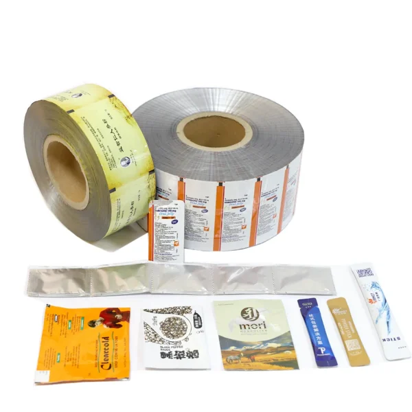 3-layer soft plastic laminated aluminum packaging roll
