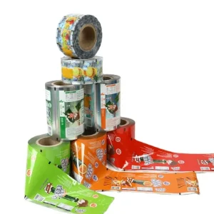 Coffee sachet laminated packaging film roll for automation