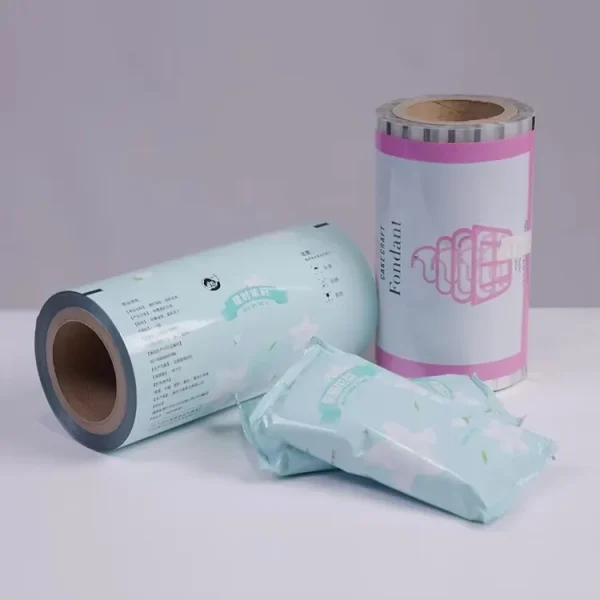 Strong laminated packaging film roll for biscuits and chips