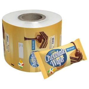 High-barrier printed aluminum foil snack packaging
