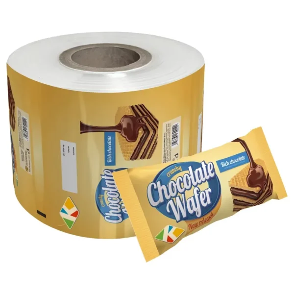 High-barrier printed aluminum foil snack packaging