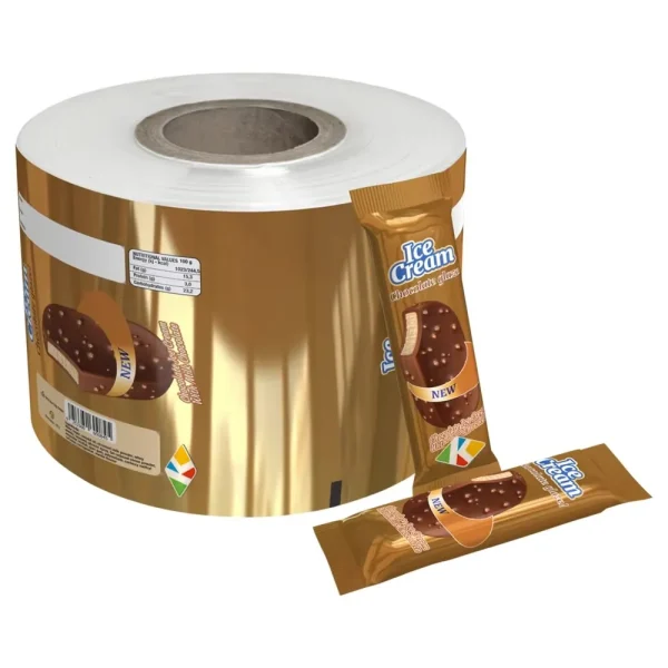 Food-grade laminated packaging film roll for candy