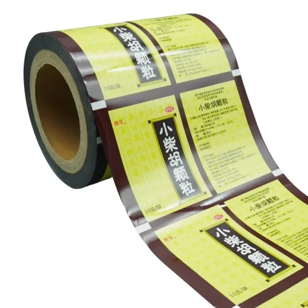 Aluminum foil packaging film for coffee sachets