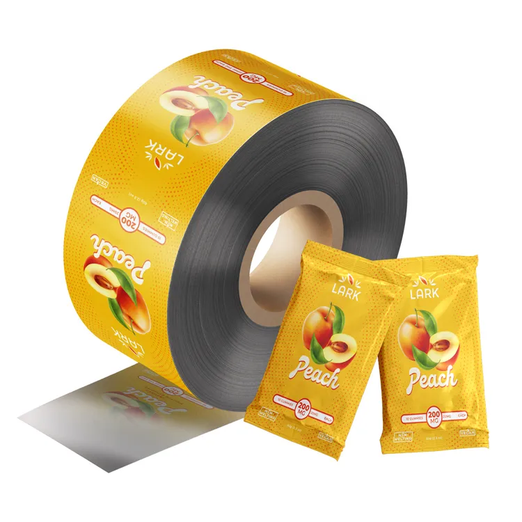 Automatic packing film for ice cream production lines