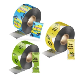 Snack foil film roll for chips, nuts, and bakery products