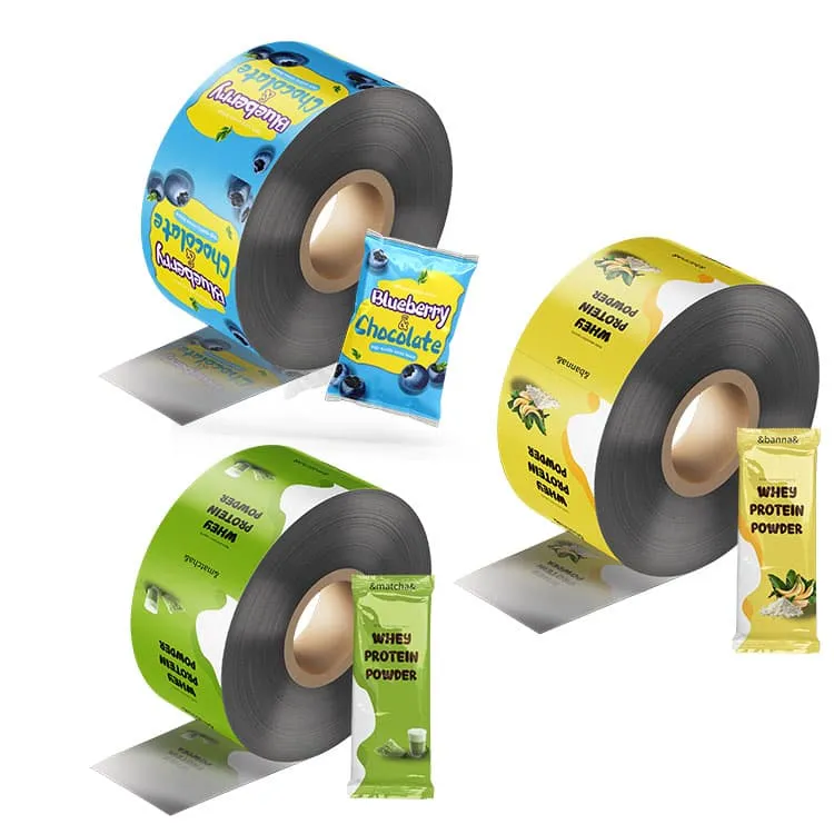 Snack foil film roll for chips, nuts, and bakery products