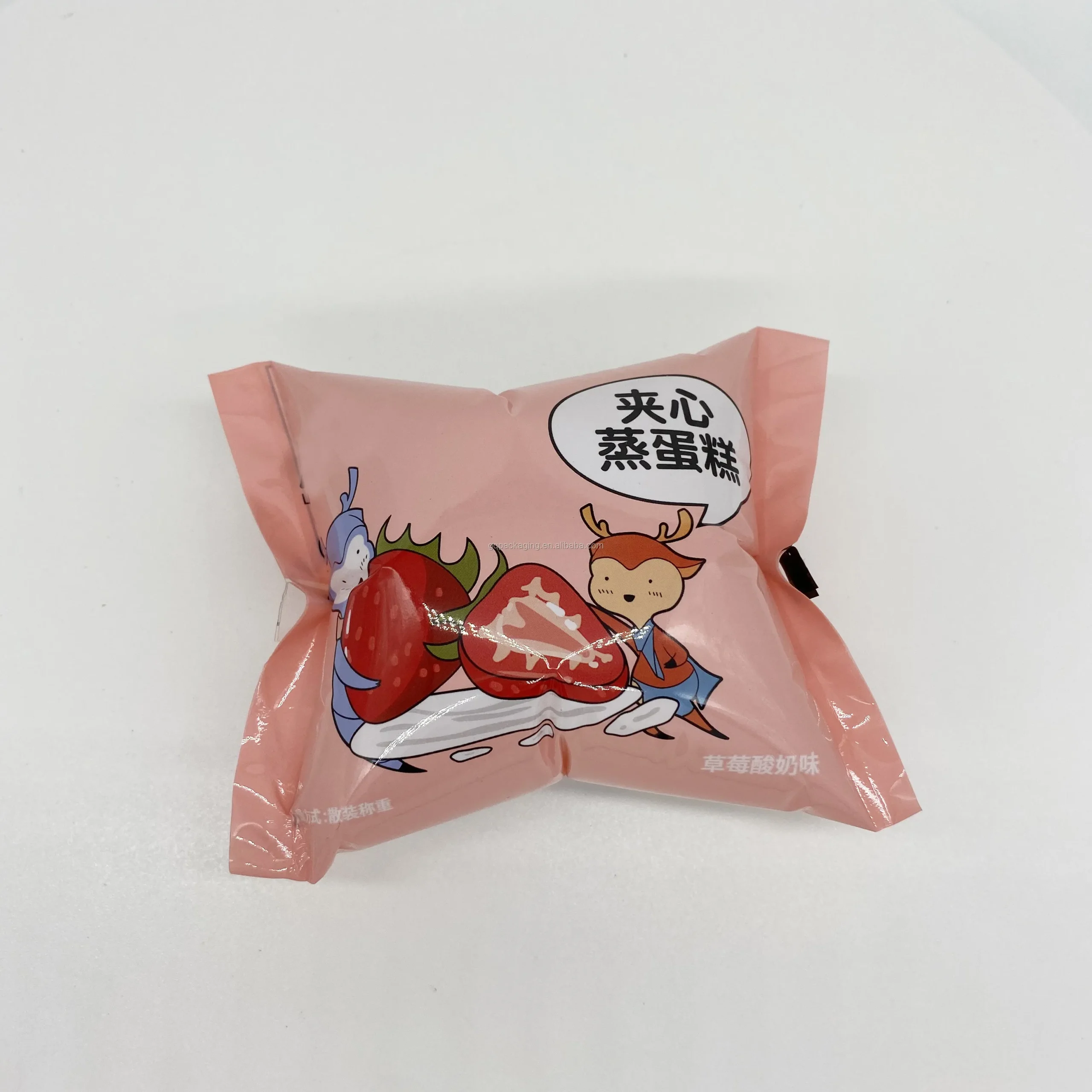 Custom printed flexible plastic film for snacks and nuts