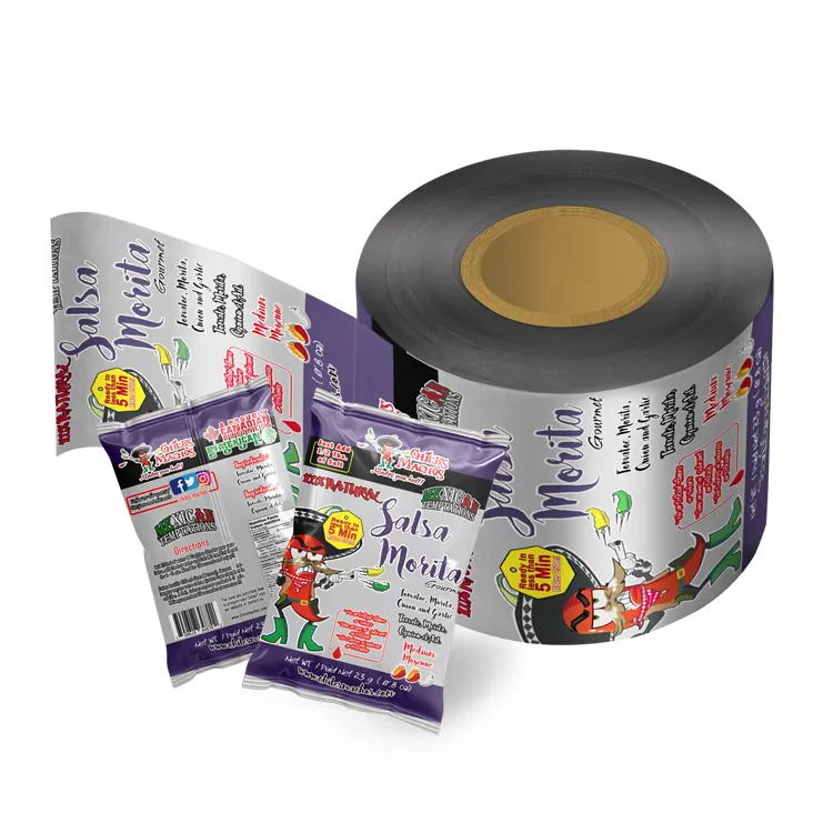 Food-grade laminated plastic film for popsicles