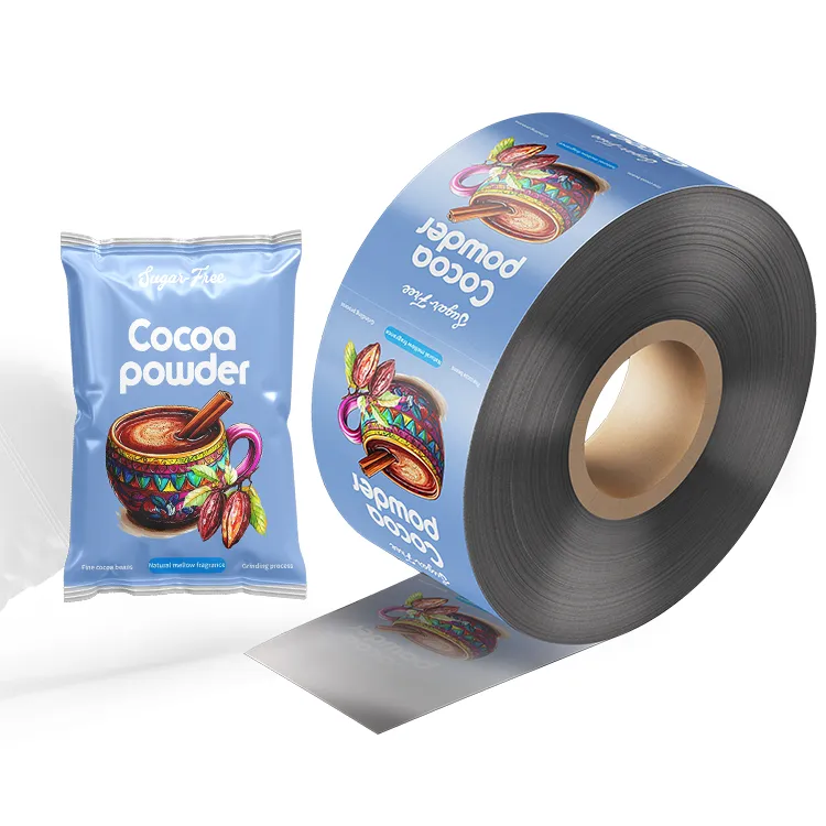 Heat-sealable laminated flexible film for food packaging