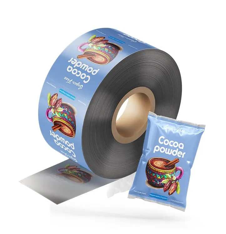Laminated aluminum foil roll for snack and food packaging