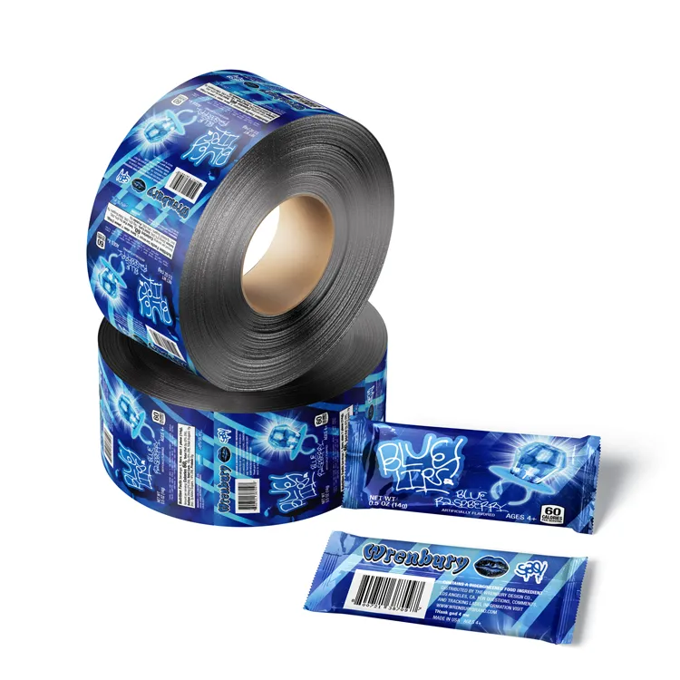 Custom design printed film for popsicle wrappers