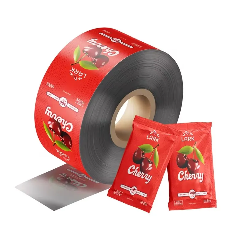 PET/PE laminated roll film for ice cream bar packaging
