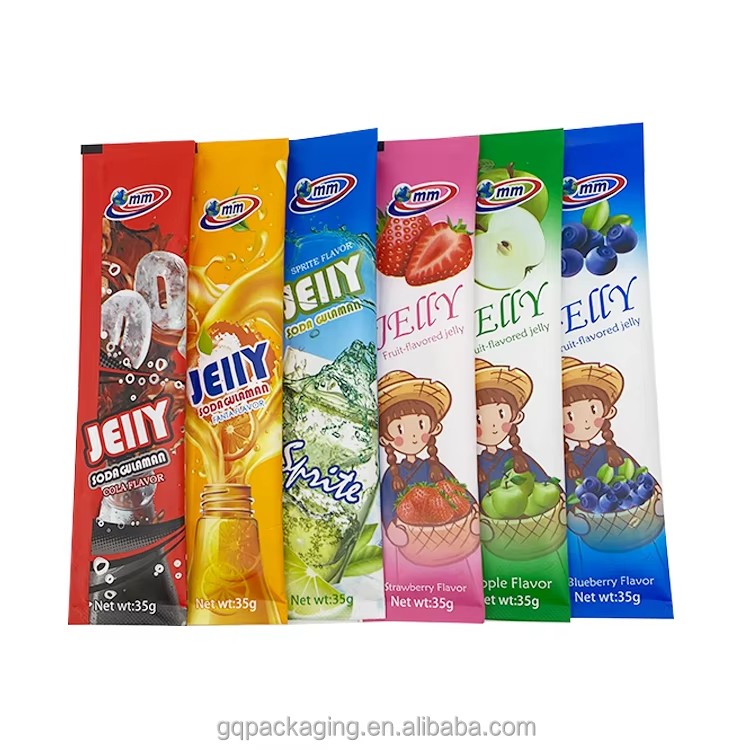 Printed candy and jelly stick roll filmPrinted candy and jelly stick roll film