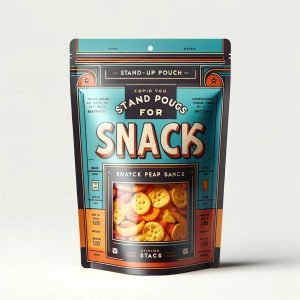 Custom Printed Reusable Stand up Pouch Ziplock Plastic Candy Cookies Bag Snack Resealable Food Packaging Bag - Premium wholesale packaging